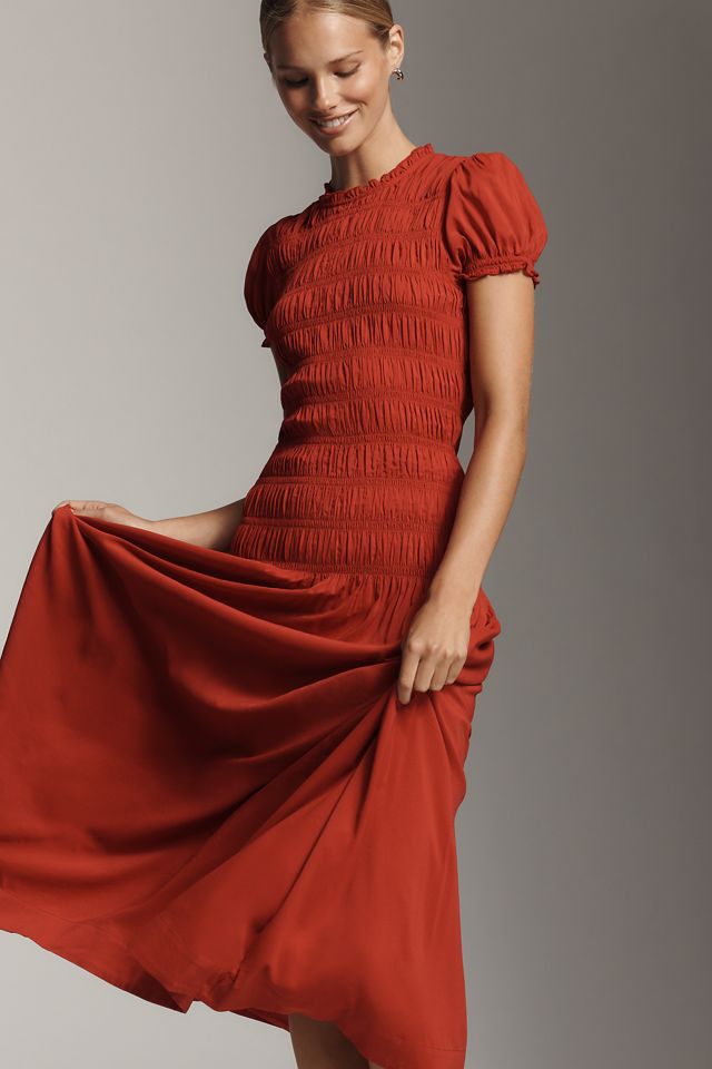 Reformation Kiria Smocked Midi Dress #2