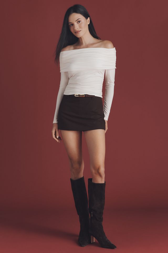 Reformation Florentina Knit Off-The-Shoulder Top #2