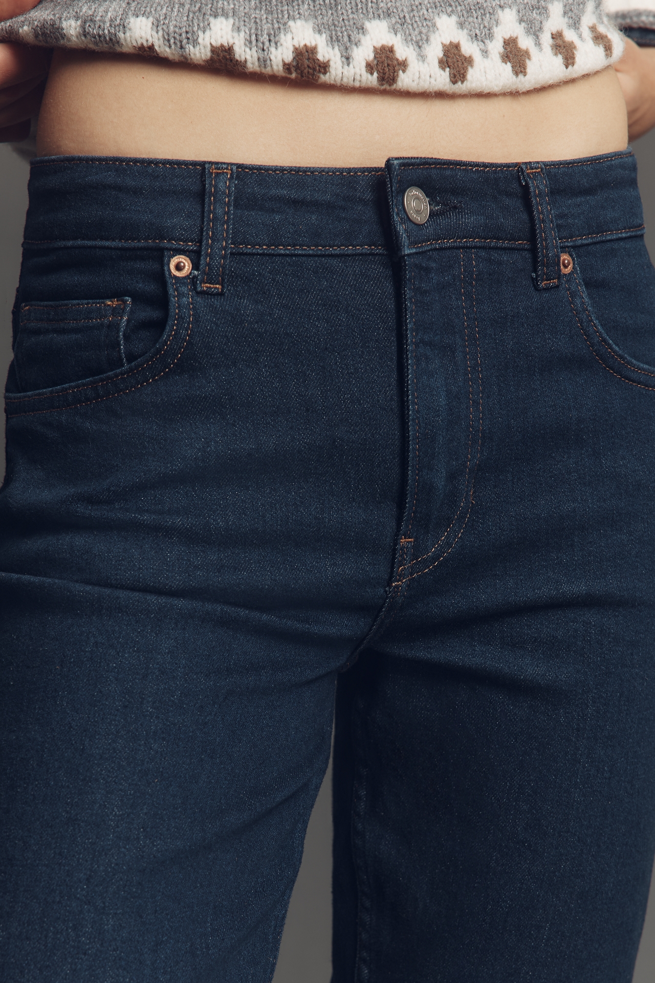 Reformation Elton Mid-Rise Straight-Leg Jeans