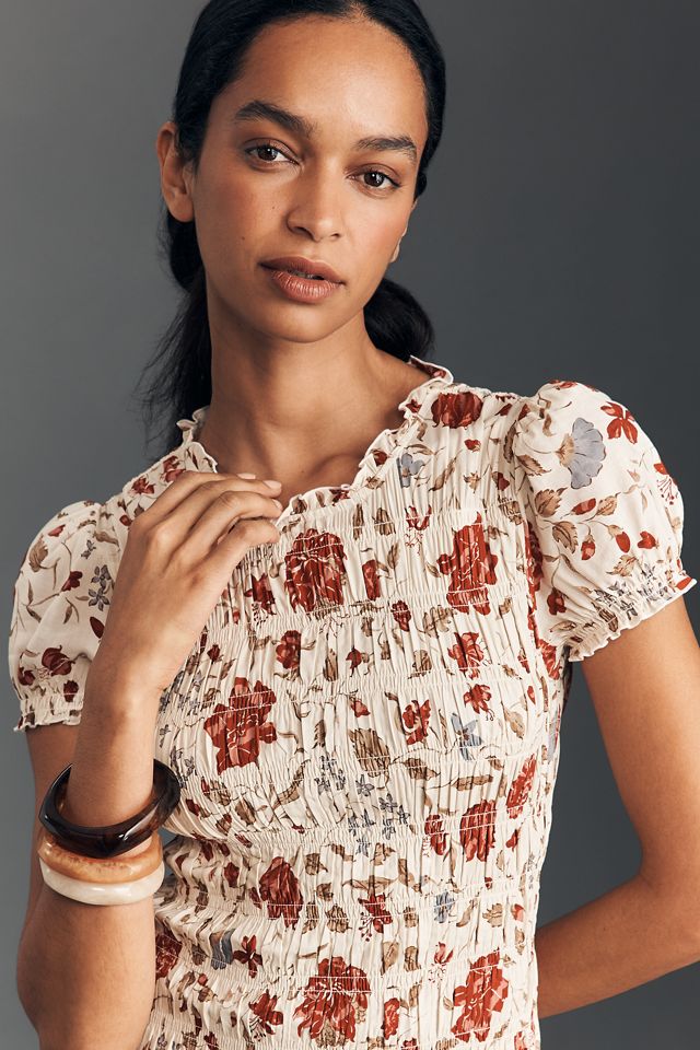 Reformation Kiria Smocked Midi Dress #2