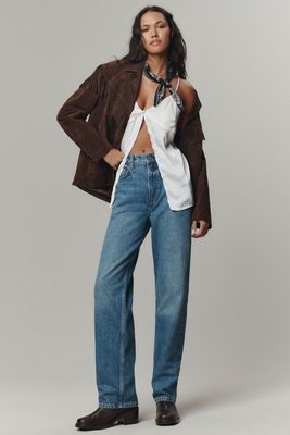 Reformation Harriet High-Rise Straight-Leg Jeans