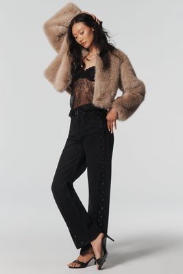 Reformation Cary High-Rise Slouchy Wide-Leg Jeans
