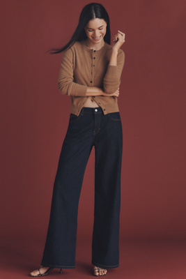 Reformation Cary Low-rise Slouchy Wide-leg Jeans In Blue