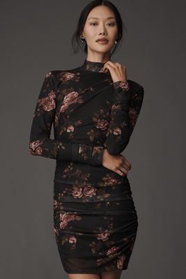 Reformation Emerson Long-Sleeve Knit Mini Dress