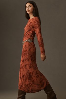 Reformation Esra Long-Sleeve Maxi Dress