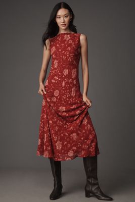 Reformation Prescott Boat-Neck Maxi Dress