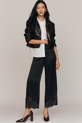 Reformation Carolina Silk Lace Pants