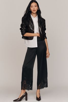 Reformation Carolina Silk Lace Pants
