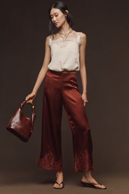 Reformation Carolina Silk Lace Pants