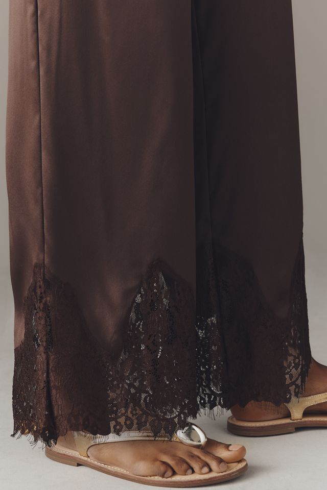 Reformation Carolina Silk Lace Pants #2
