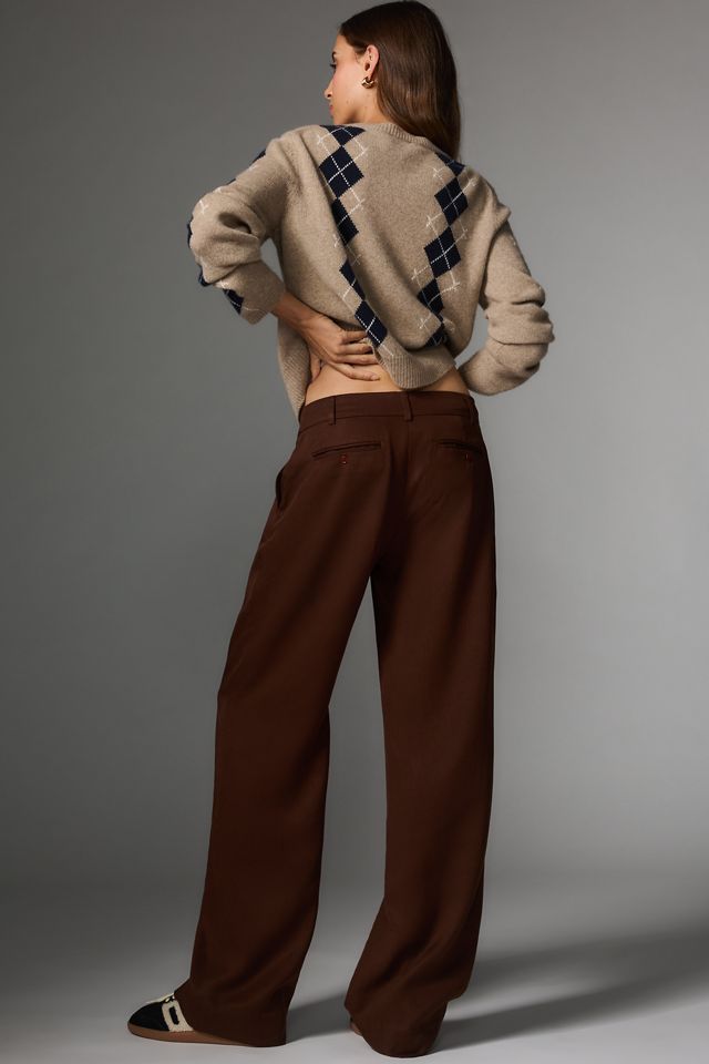 Reformation Gisele Low-Rise Straight-Leg Pants #2