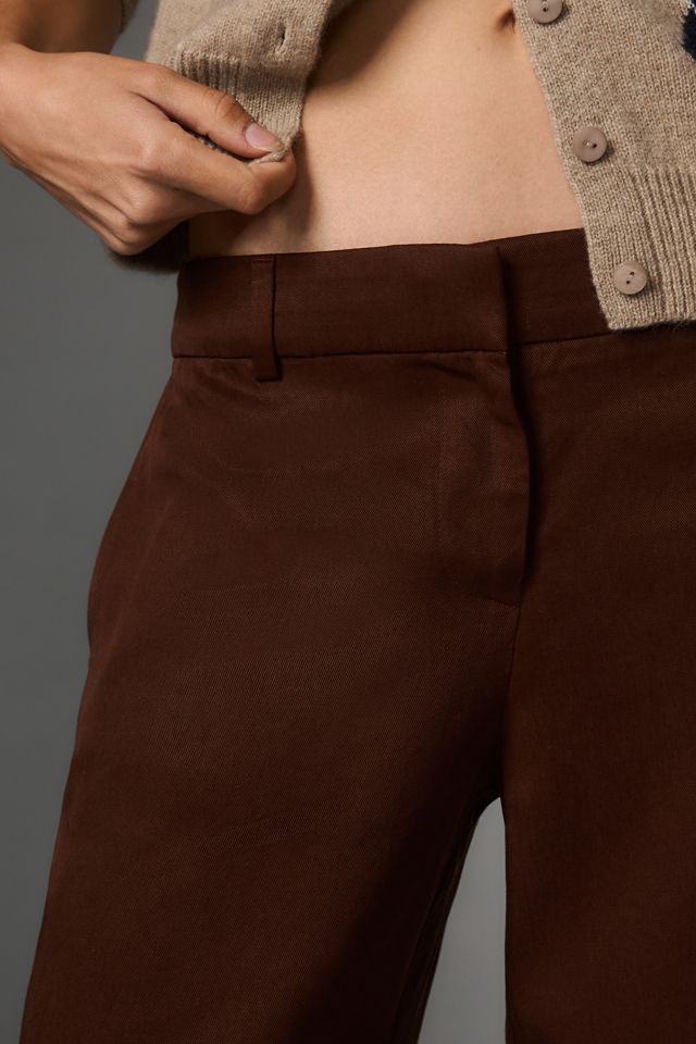 Reformation Gisele Low-Rise Straight-Leg Pants #3