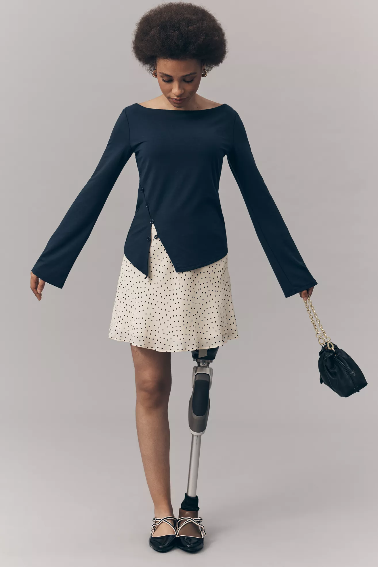 Reformation Nicola Long-Sleeve Knit Top