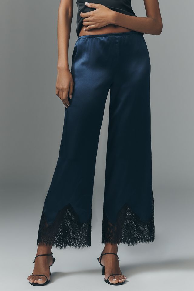 Reformation Carolina Silk Lace Pants #1