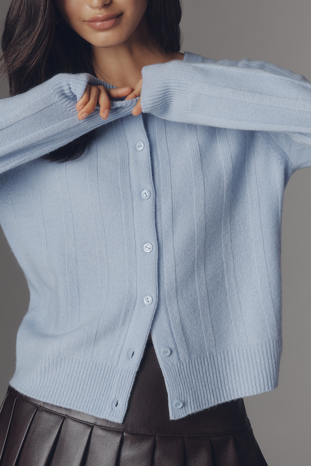 Reformation Hannah Wool Cardigan Sweater