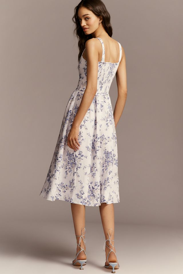 Reformation Janu Linen Midi Dress #2