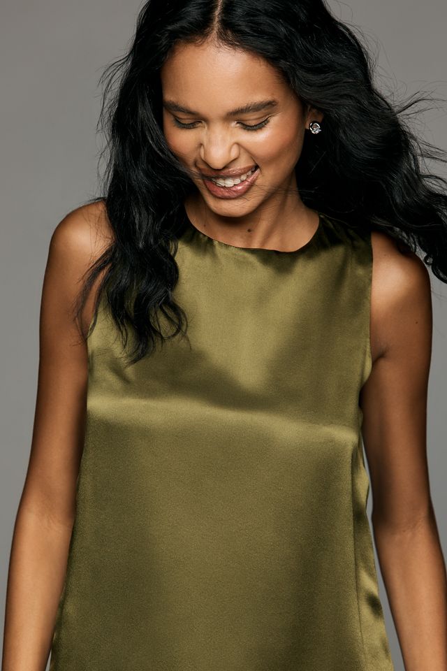 Reformation Jessalyn Silk Mini Dress | Anthropologie