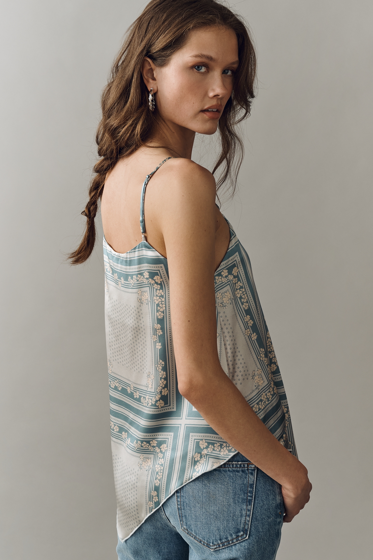 Reformation Esme Silk Top