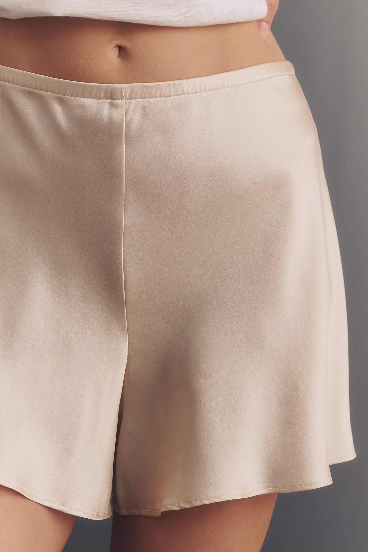 Reformation Gale Silk Shorts