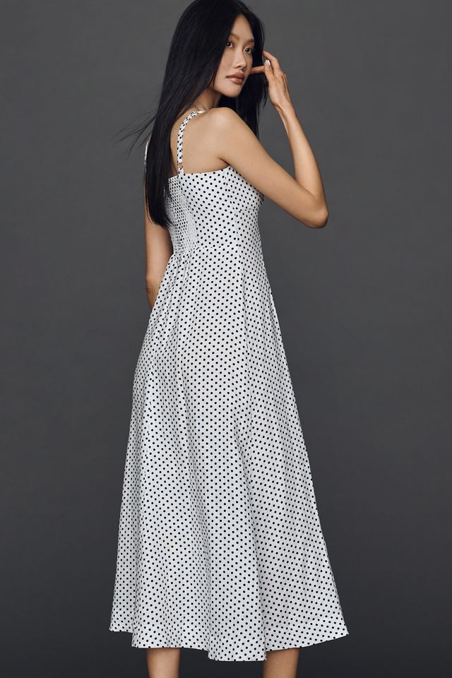 Reformation Sabine Linen Midi Dress #2