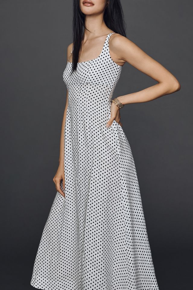 Reformation Sabine Linen Midi Dress #3