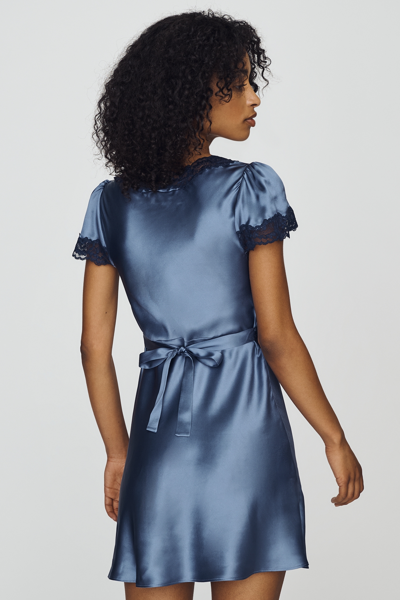Reformation Romi Silk Mini Dress