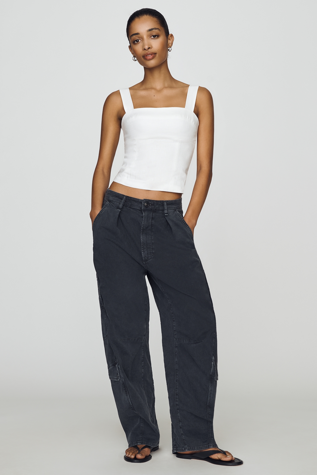 Reformation Darci Linen Top