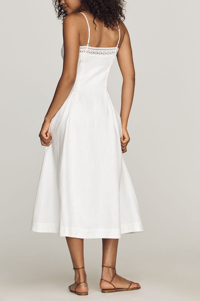 Reformation Pomona Linen Midi Dress #1