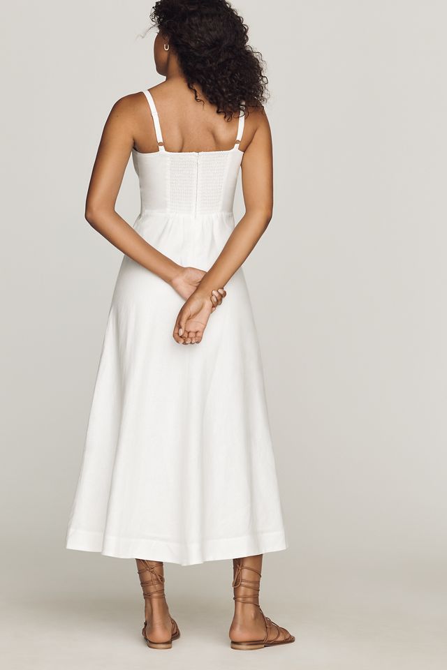 Reformation Sabine Linen Midi Dress #2