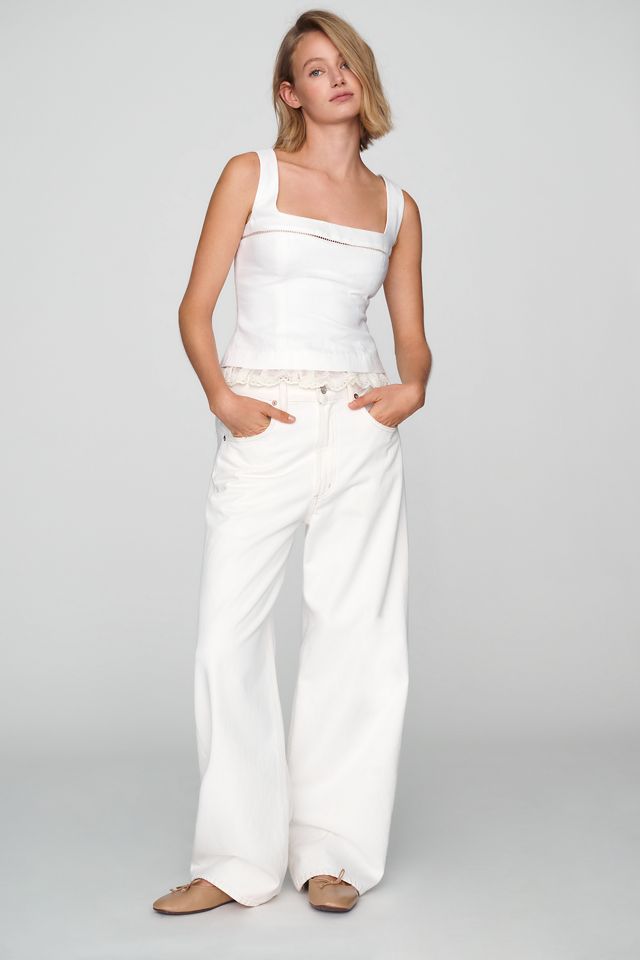 Reformation Nanette 100% Linen Tank #3