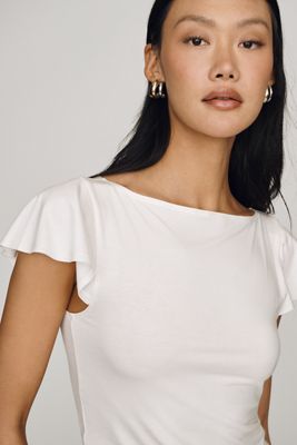 Reformation Jensen Knit Top