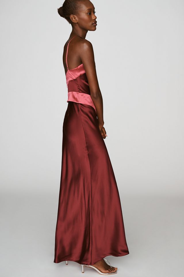 Reformation Jillian 100% Silk Maxi Dress #2