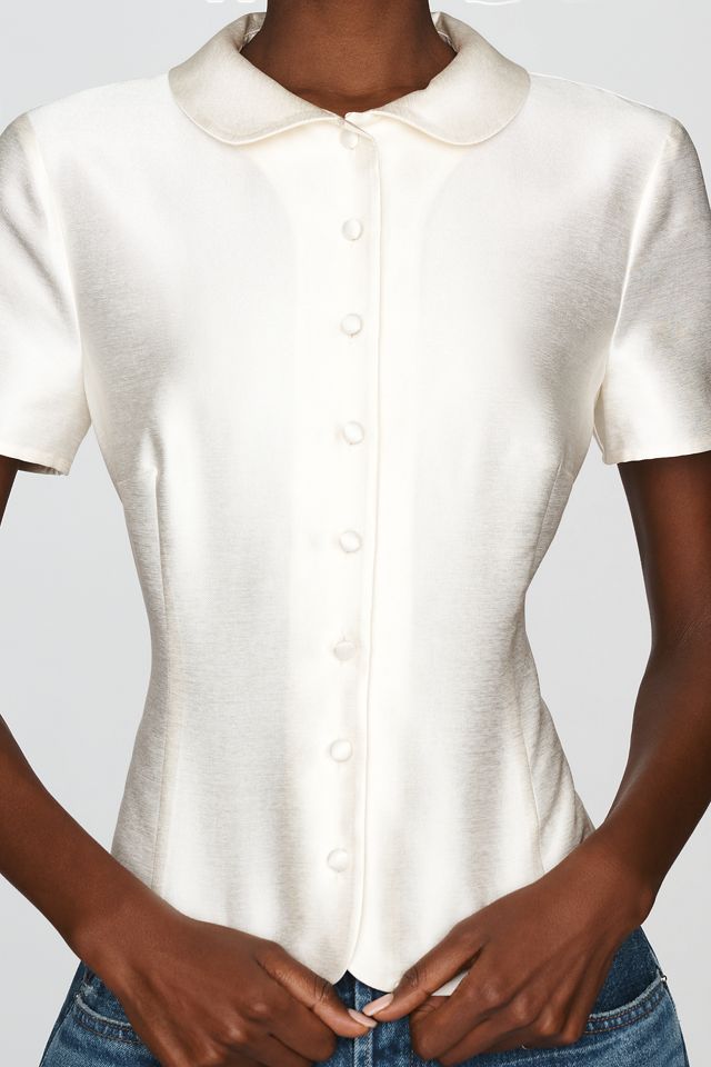 Reformation Haley-Kate Collared Top #4