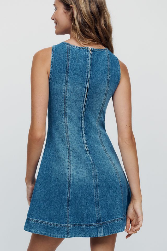 Reformation Kehlani Denim Mini Dress #3