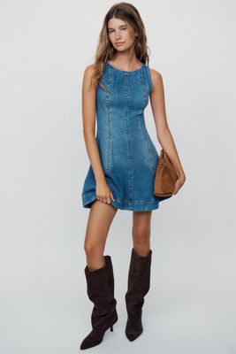Reformation Kehlani Denim Mini Dress