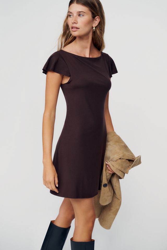 Reformation Jensen Knit Mini Dress #1