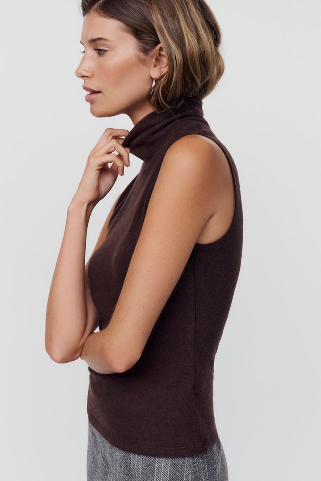 Reformation Colbie Knit Turtle-Neck Tank #2