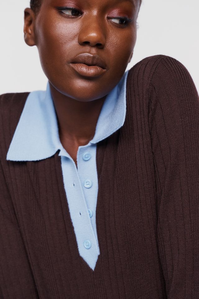 Reformation Hermia 100% Wool Sweater #1