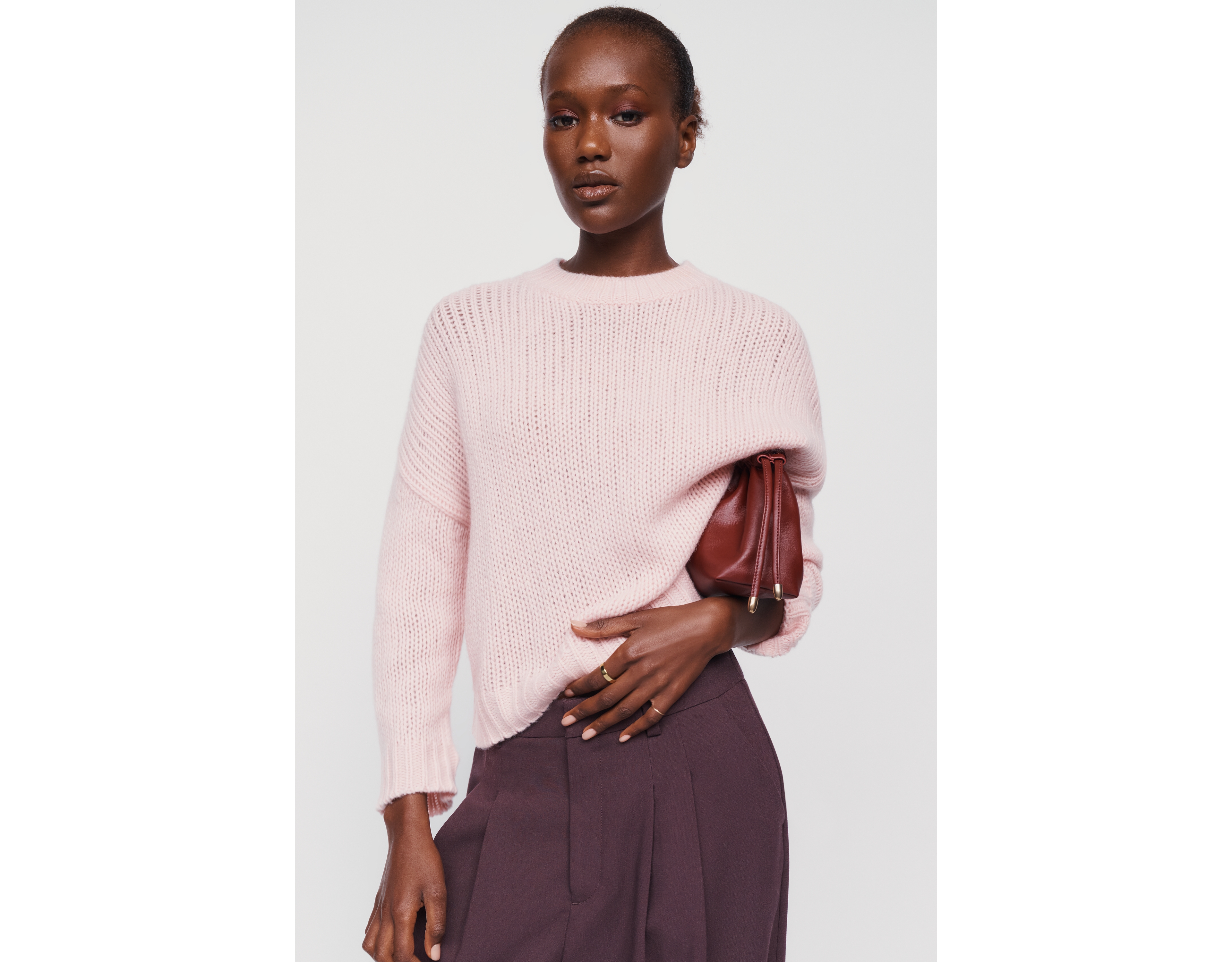 Reformation Cleo Cashmere Wool Sweater