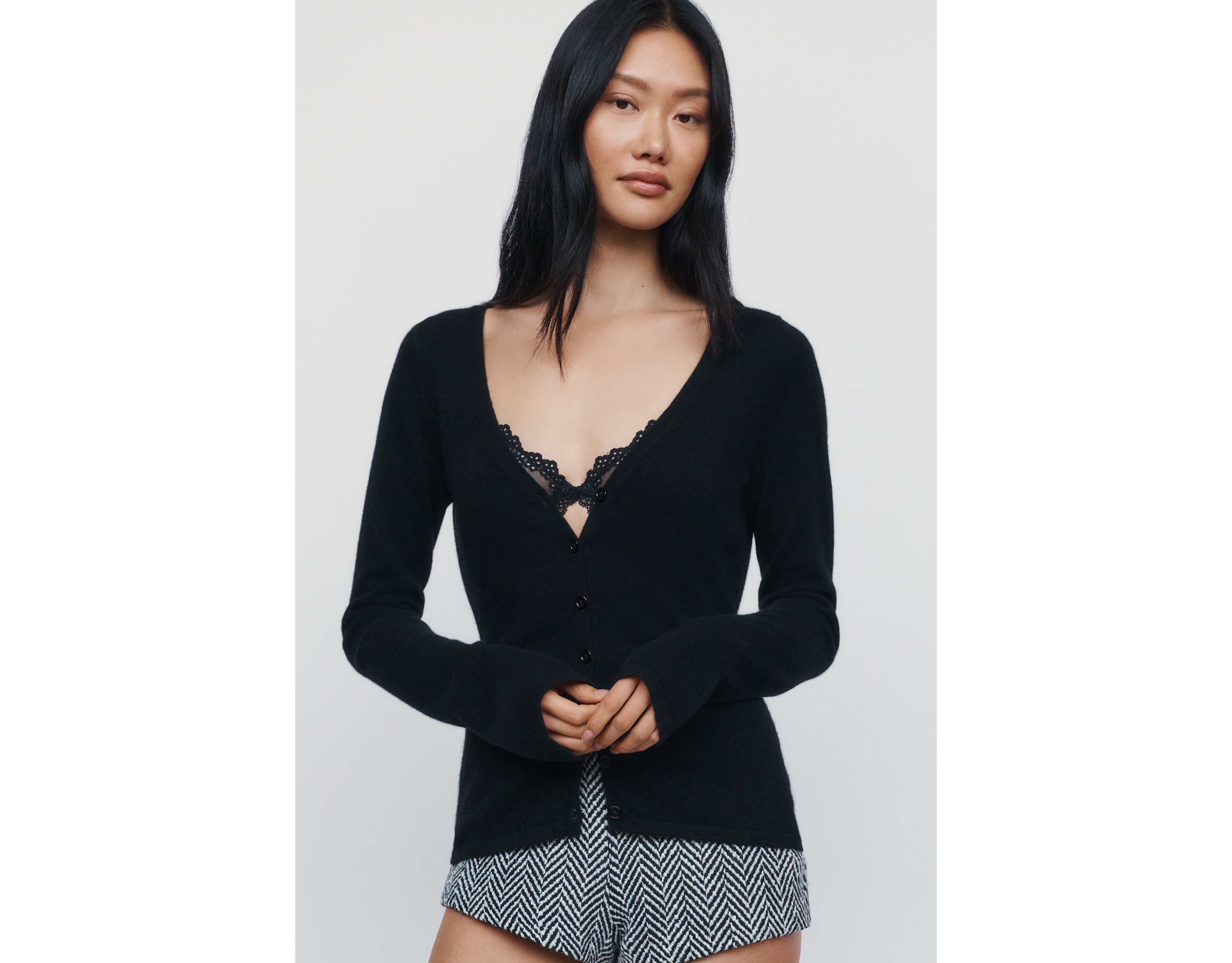Reformation Bloom 100% Cashmere Cardigan