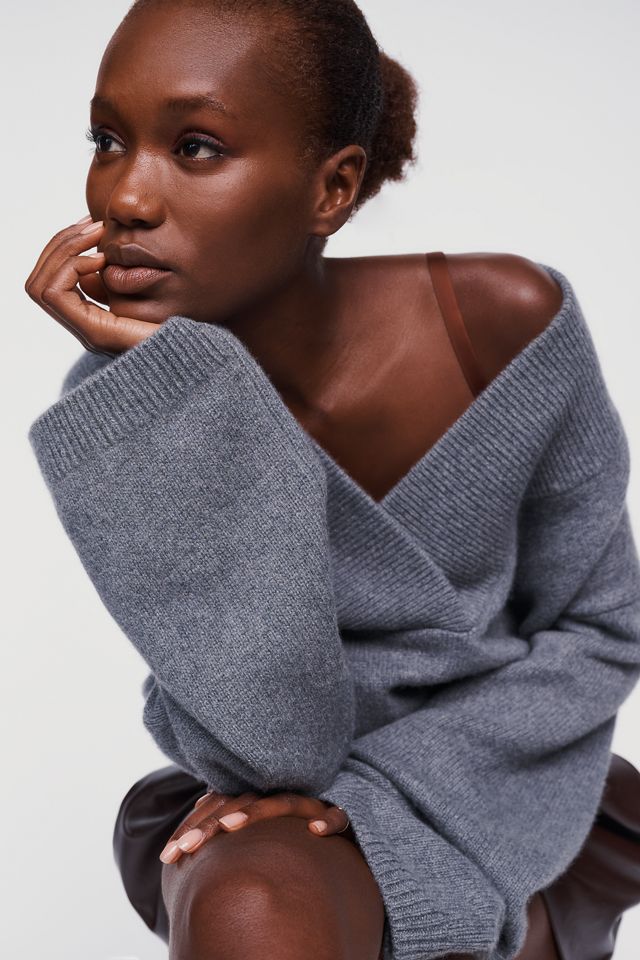 Reformation Easton Cashmere Wool Sweater #4