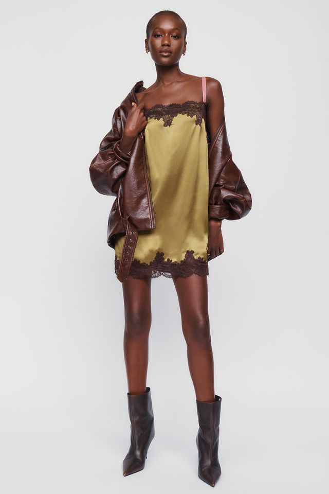 Reformation Emma-Rose 100% Silk Mini Dress #1