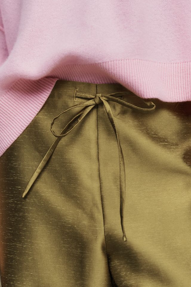 Reformation Olina Cropped Straight Leg Pants #3
