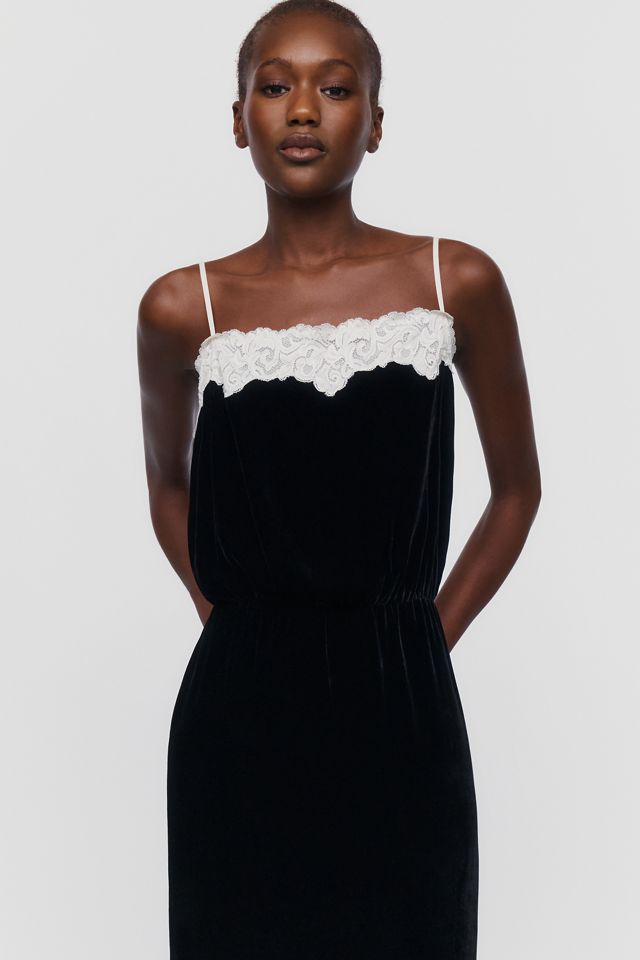 Reformation Kalinka Velvet Midi Dress #1
