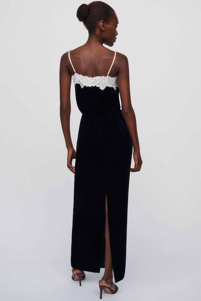 Reformation Kalinka Velvet Midi Dress #3