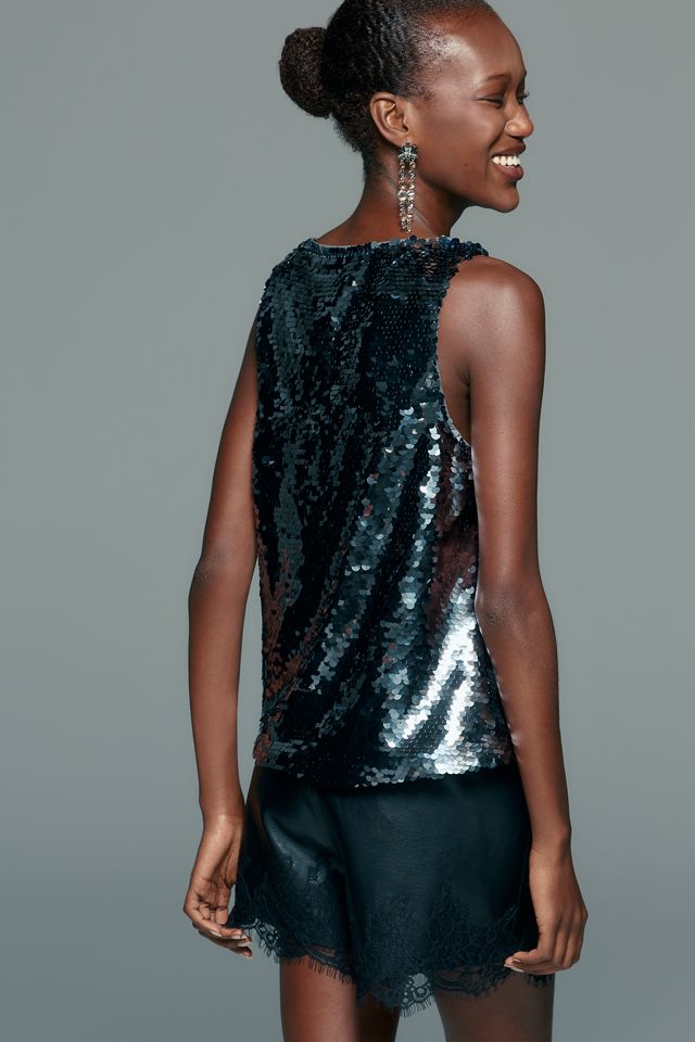 Reformation Lisa Sequin Top #3