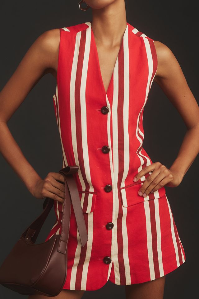 Simon Miller Loch Sleeveless Mini Dress in Macadamia