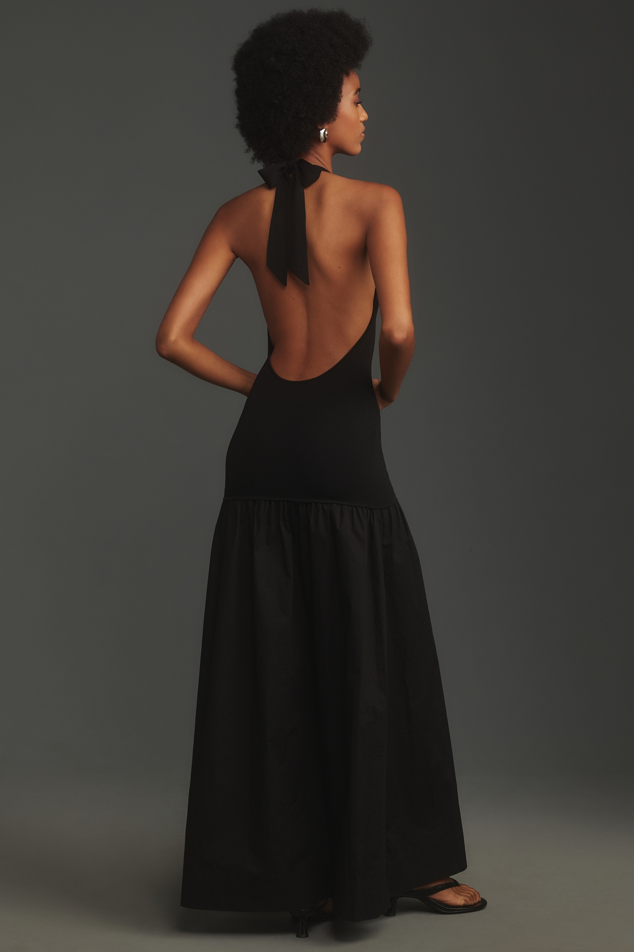 Simon Miller Junjo Knit & Poplin Maxi Dress