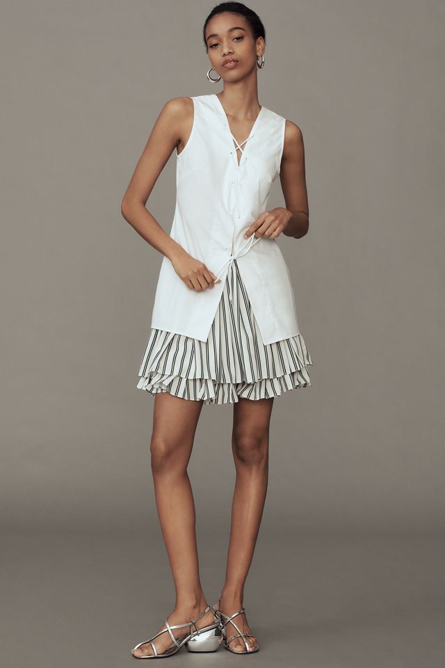 Simon Miller Lacey Poplin Tie Top #2
