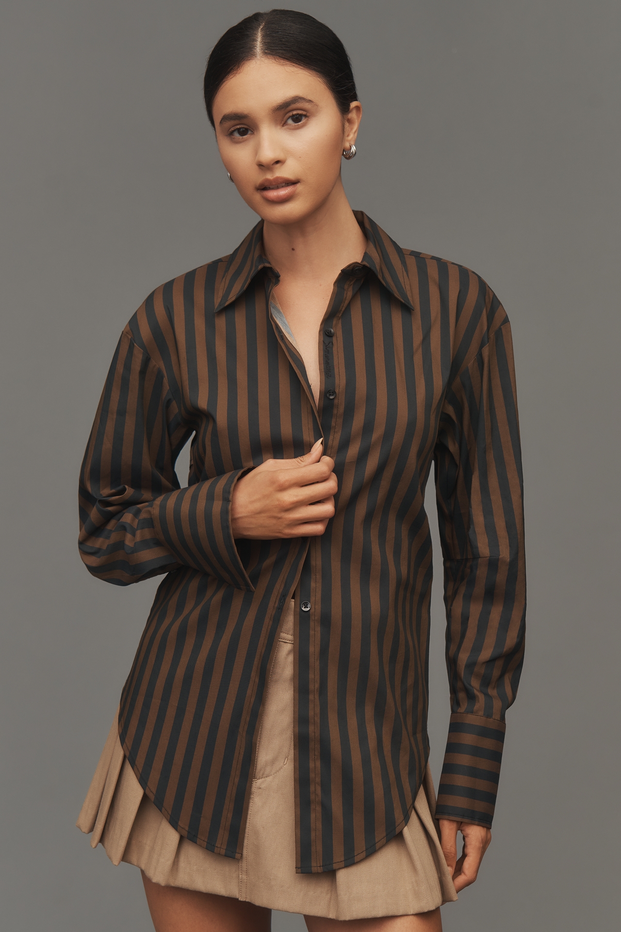 SIMONMILLER Loch Poplin Buttondown Shirt